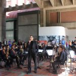 Percubras ofreció un paseo musical en el Aniversario de la Biblioteca Nacional