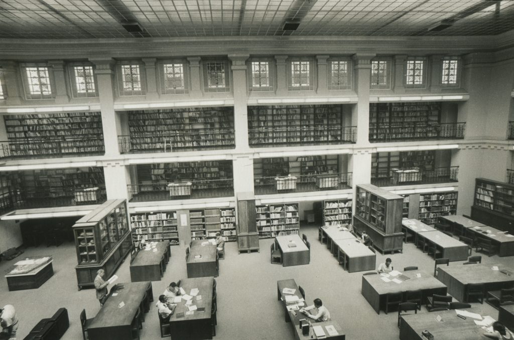 Biblioteca Nacional.San Francisco. Vista General. Sala de Usuarios. Col. Bibloteca Nacional
