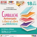 Cambalache Libro X Libro vuelve a Biblioteca Nacional para celebrar su 186° aniversario