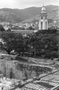 Construcción Foro Libertador. Caracas 1982. Col.Terry Carquez