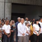 Con ofrenda documental y floral trabajadores de la Biblioteca Nacional honraron a El Libertador