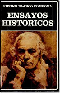 Ensayos Historicos, Rufino Blanco Fombona