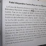 Casa José Martí exaltó la vida de Fidel Castro