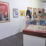 Inaugurarda la exposición sobre la resistencia del pueblo venezolano en abril 2002