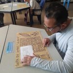 La tradición y cultura venezolana en torno a la arepa se lee en braille