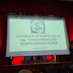 Mujeres trabajadoras de la Biblioteca Nacional de Venezuela presentes en el debate de transformación nacional