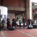 Al ritmo de las gaitas llegó la Navidad a la Biblioteca Nacional