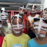 Mascarada popular en La Ceiba