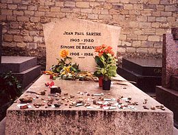 tumba de jean paul sartre